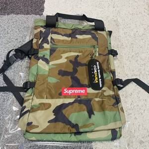 新品　19ss Supreme Tote Backpack バックパック Woodland Camo カモ　迷彩 シュプリーム　即納