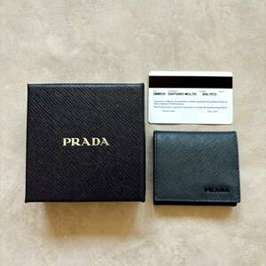 【新品未使用箱付き】 PRADA プラダ コインケース BALTICO 小銭入れ ネイビー 2MM935