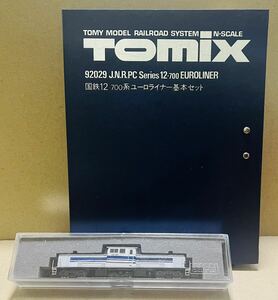 【中古】TOMIX 92029 国鉄12 700系 ユーロライナー 基本セット＋KATO 7002 DD51 ユーロライナー牽引機関車？（Nゲージ）