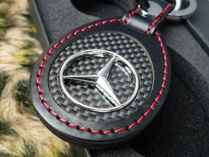 【新品！正規品！】メルセデス・ベンツ カーボン キーホルダー 純正 SL SLK V S M R G A GLS GLE GLC GL GLK E C CLS CLK CL CLA A クラス