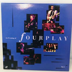 【LD】AN EVENING OF FOURPLAY/VOL.1/BOB JAMES/LEE RITENOUR/NATHAN EAST/HARVEY MASON/PHILLIP BAILEY (盤面 /ジャケ : VG+ /VG+ ) 