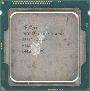 【中古】【ゆうパケット対応】Core i7 4790K 4GHz LGA1150 SR219 いたみ [管理:1050023895]