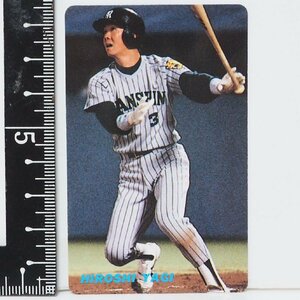 91年 カルビー プロ野球カード No.125【八木 裕 内野手 阪神タイガース】平成3年 1991年 当時物 Calbeeおまけ食玩BASEBALL【中古】