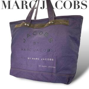 MARC JACOBS マークジェイコブス　トートバッグ　大容量 キャンバス