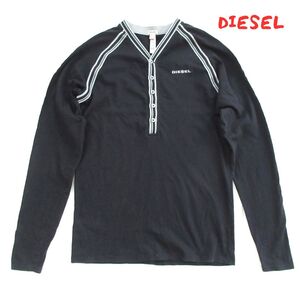 【Diesel】ディーゼル　ヘンリーVネック　ロンT　0175