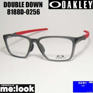 OAKLEY オークリー OX8188D-0256 眼鏡 メガネ フレーム DOUBLE DOWN ダブルダウン サテングレースモーク アジアンフィット　度付可