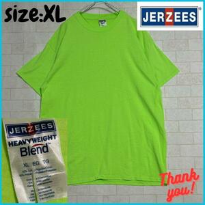 JERZEES ジャージーズ Tシャツ 半袖 無地 グリーン XL メンズ 2622