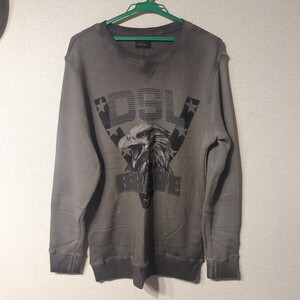 美品　DIESEL トレーナー　グレー　sizeＭ