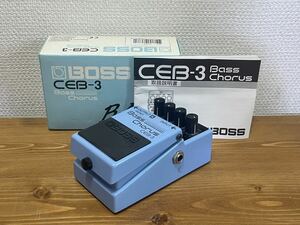 【1円スタート】BOSS/ボス CEB-3 Bass Chorus ベース コーラス エフェクター 動作確認済み 