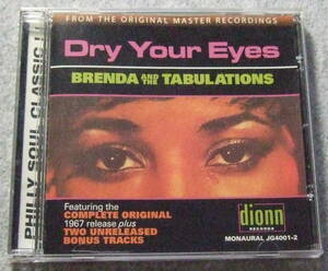 CD BRENDA AND THE TABULATIONS DRY YOUR EYES JAMIE 4001-2