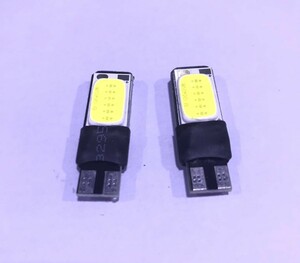 24V専用　超明るい T10 LED 両面COB（極厚COB） ポジション 2個セット　トラック デコトラ ダンプ バス 大型車用　ホワイト発光