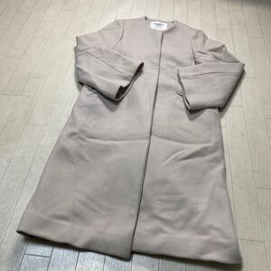 4049☆ UNITED ARROWS GREEN LABEL RELAXING トップス アウター ロングコート レディース 36 オフホワイト