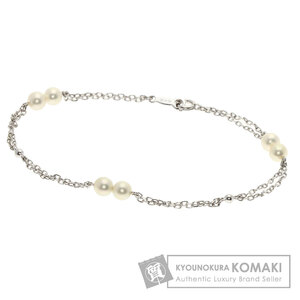 MIKIMOTO ミキモト パール 真珠 ブレスレット K18ホワイトゴールド レディース 中古