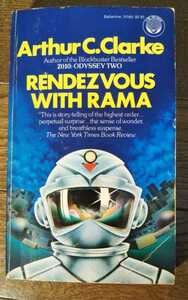 洋書 宇宙のランデヴー アーサー・C・クラーク 原書ぺーパーバック（英語）AUTHUR C.CLARK RENDEZVOUS WITH RAMA DELRAY社