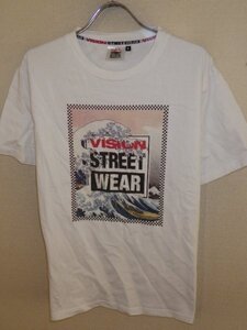 z5359VISION★ヴィジョン★浮世絵プリントＴシャツ★レア★ＵＳＡ★スケート★送料格安