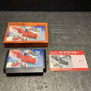 ● ほぼ未使用 美品 ロードファイター　KONAMI コナミ ゲームソフト ファミコン FC