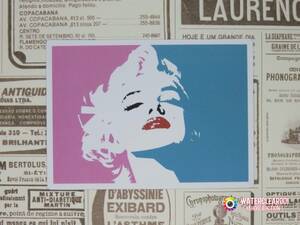 ★☆★21022-ExHS★☆★[MARILYN MONROE-STICKER] マリリン・モンロー