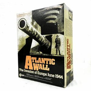 ユニット未切断 ボードゲーム ATLANTIC WALL The Invasion of Europe June 1944 大西洋の壁 SPI ウォーゲーム シュミレーションゲーム SG