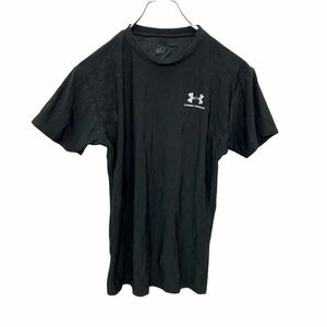 UNDER ARMOUR トレーニングシャツ XS~Sサイズ程度 アンダーアーマー ブラック 古着卸 アメリカ仕入 t2202-4548