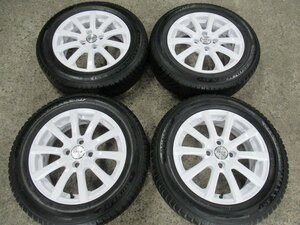 【アクア　バレーノ　イグニス】大人気オールシーズン　ダンロップ・MAXX　AS-1　175/65R15　22年製【ホワイト塗装】JP110アルミ♪