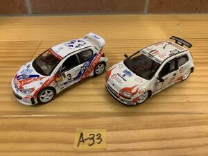 A-33　1/32 FIAT PUNTO SUPER 1600 & PEUGEOT 206 WRC