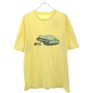 OAMC オーエーエムシー 23SS AMPHIBIAN T-SHIRT プリントTシャツ 23E28OAJ12 イエロー L ITC0HH5IVLKA