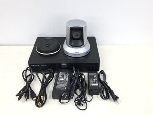 パナソニック HD映像コミュニケーションユニットKX-VC1300J＋マイク KX-VCA001＋カメラGP-VD131　中古品 （管：2C3-M）