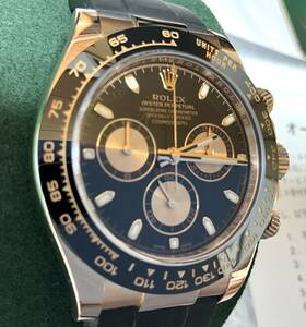 ROLEX デイトナ 116515LN ブラック/ピンク文字盤 オーバーホール済み腕時計 メンズ