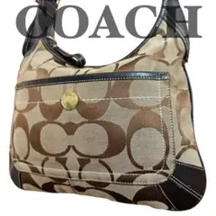 良品 COACH コーチ クロスボディ ショルダーバッグ シグネチャー