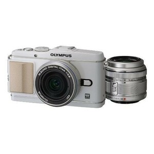 中古 １年保証 美品 OLYMPUS E-P3 ツインレンズキット ホワイト