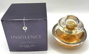 【8466】GUERLAIN ゲラン INSOLENCE アンソレンス オードトワレ EDT 50ml 残量約９割 香水 フレグランス スプレー 箱付き