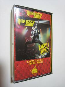 【カセットテープ】 THIN LIZZY / LIZZY LIVES! (1976-1984) US版 シン・リジィ