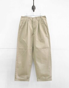 未使用☆ DIGAWEL × Dickies ◆ 2タック パンツ サイズ2 ベージュ (DWVB067) TCツイル スラックス ディガウェル ディッキーズ ◆MU25