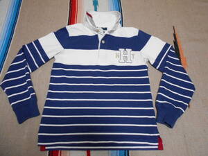 TOMMY HILFIGER VINTAGE FIT トミーヒルフィガー ラグビー ラガーシャツ コットン100％ ラグジャ ビンテージ アイビー アメカジ FOOTBALL