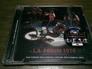 YES《 THE FORUM 74 Mike Millard Master Tapes 》★ライブ２枚組