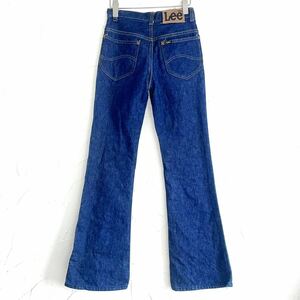 70s vintage Lee 200 ブーツカット 濃紺デニムパンツ ビンテージ ベルボトム