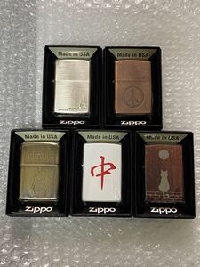 【zippo】【未使用】ジッポー ライター 紙ケース 保証書付 まとめ 5点