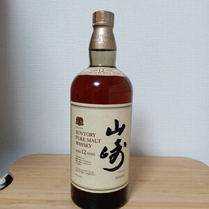 サントリー ピュアモルト ウイスキー 山崎12年　1000ml　 古酒 ジャパニーズウイスキー SUNTORY 旧ボトル 