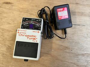 BOSS ボス クロマチックチューナー エフェクター BOSS TU-2 Chromatic Tuner ペダルチューナー 通電確認済