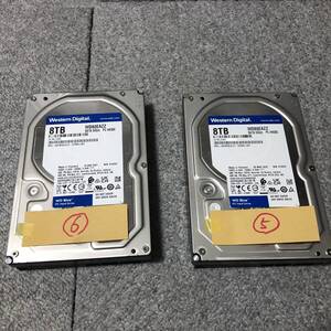 WDC WD80EAZZ 8.0TB(Western Digital)２個セット ジャンク扱い③