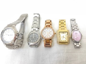 【中古】メンズ レディース CASIO カシオ MICHAELKORS マイケルコース 他 腕時計 5本 セット おまとめ / 稼働品あり ジャンク品