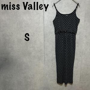 【miss Valley】（S）キャミソールワンピース＊ドット＊裏地有＊スリット