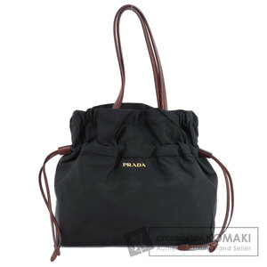 PRADA プラダ ロゴ トートバッグ ナイロン素材 レディース 中古