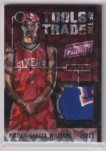 NBA MICHAEL CARTER-WILLIAMS 2013-14 PANINI THE NATIONAL TOOLS OF THE TRADE HAT PATCH ICE BASKETBALL マイケル カーター ウィリアムズ