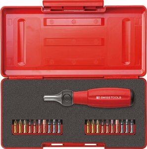 PB SWISS TOOLS スイスツール 8510.R-30SET ツイスター ラチェットドライバーセット（ショート）8510.R-30SET 右回転 左回転 固定切替 可能