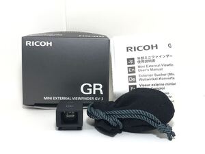 #15【新品同様・元箱】RICOH リコー 外部ミニファインダー GV-3