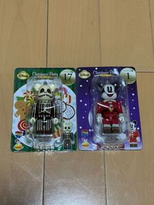 BE@RBRICK Disney Christmas Party Happyくじ ジャック　スケリントン　ミッキーマウス