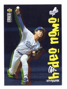 レア！【野茂英雄 ／ Hideo Nomo】1996 Upper Deck Collector