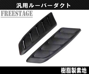 汎用ボンネットダクト 左右2個セット サメエラダクトS13 S14 S15 JZX100 4AG シルビア180SX ドリ車 ルーバー