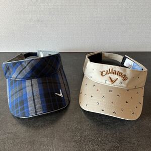 キャロウェイ Callaway サンバイザー ゴルフ 帽子 2個セット ゴルフウェア